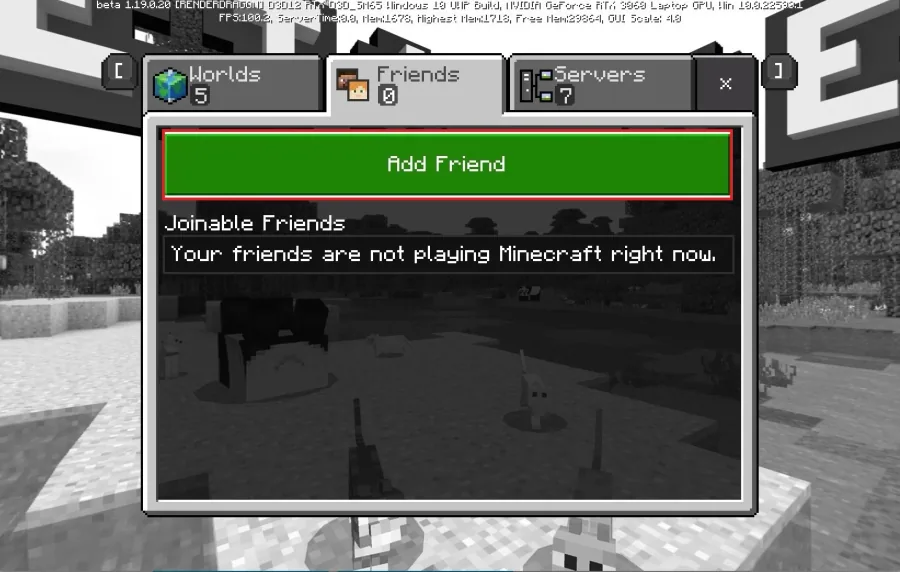 Friends > Add Friend