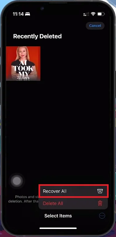recover deleted photos