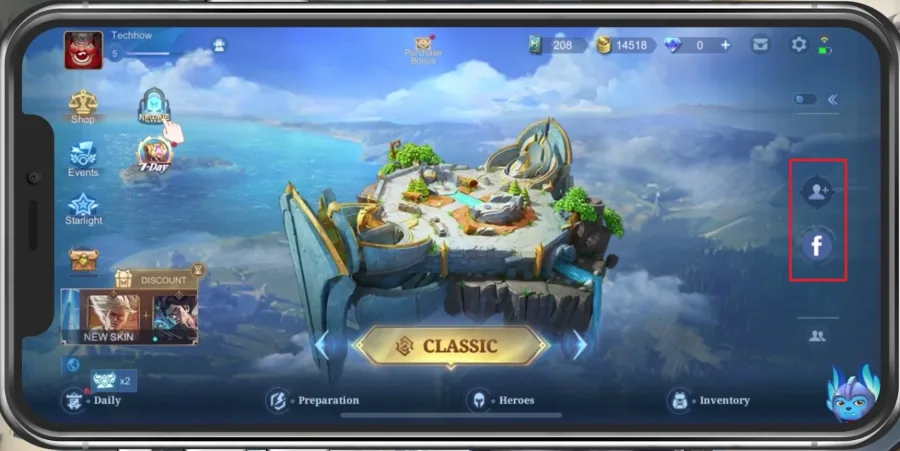 Mobile Legends > Friends Panel