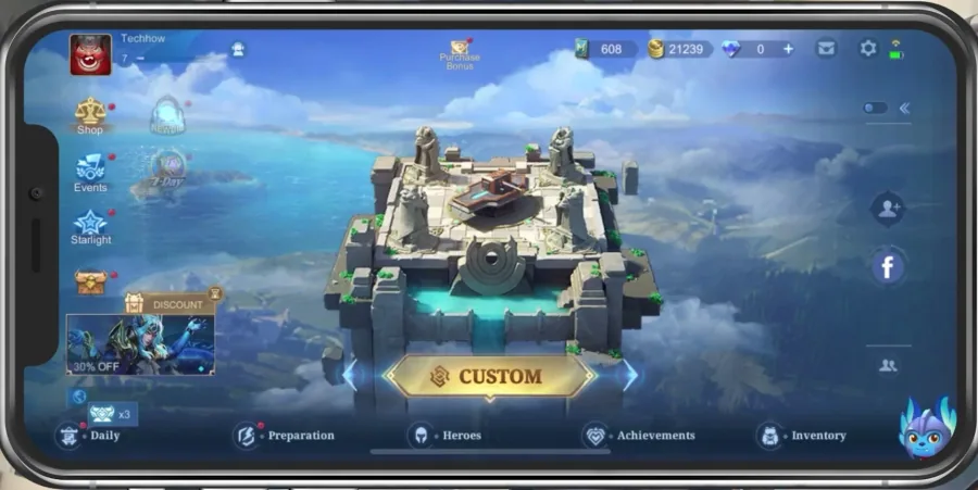 Mobile Legends > Log Out