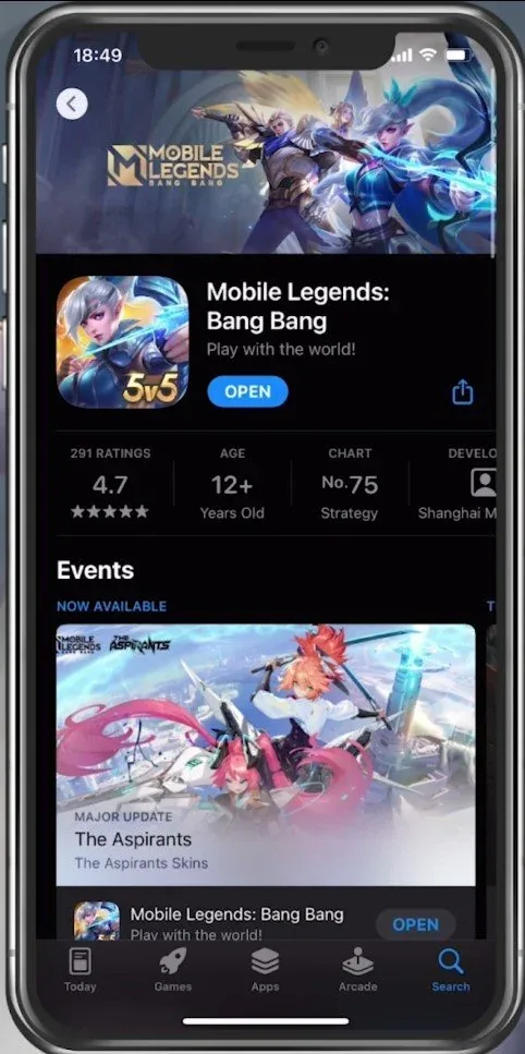 iPhone Settings > App Store