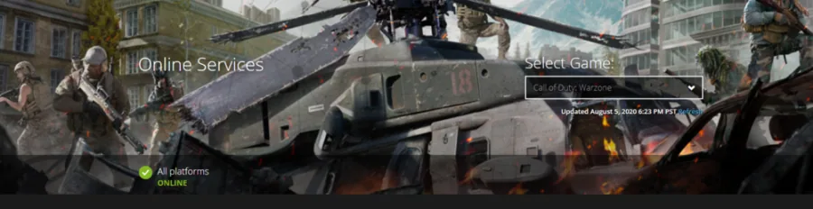 Make sure to check the server status for Call of Duty Modern Warfare on the website linked above.