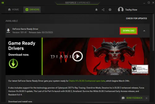download latest GPU driver