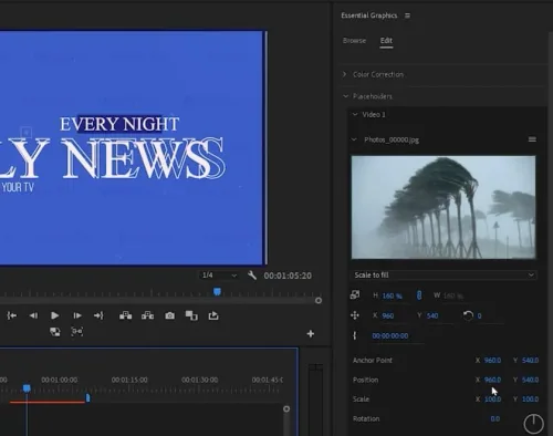 edit news opener assets