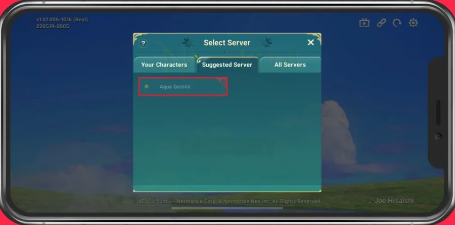 When using a VPN service, your character has been created on the wrong server