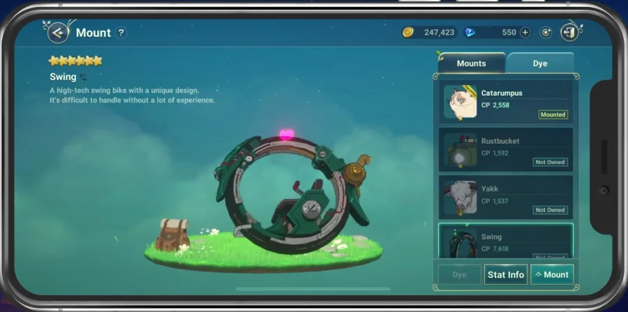 Dismount & Change Mount