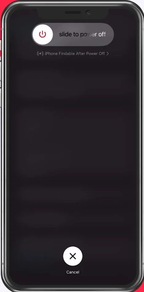 Restart your mobile device