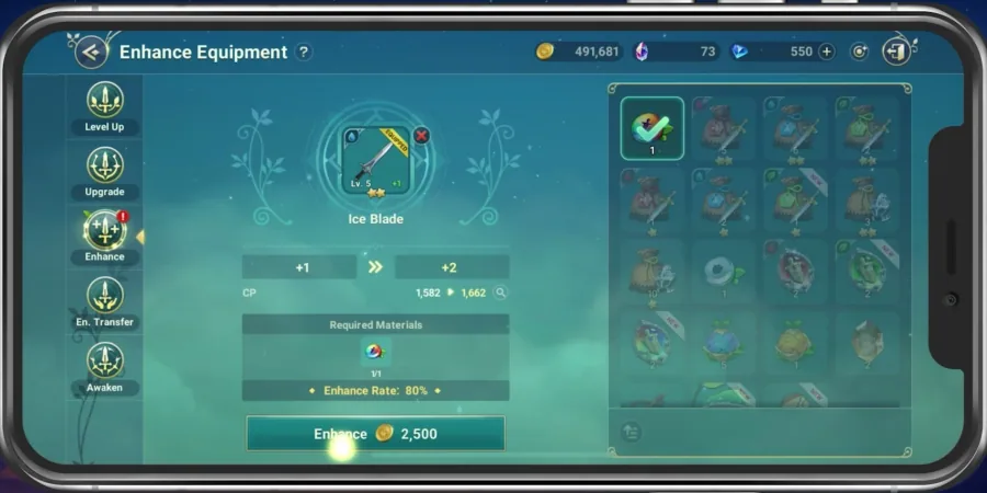 Enhance Equipment