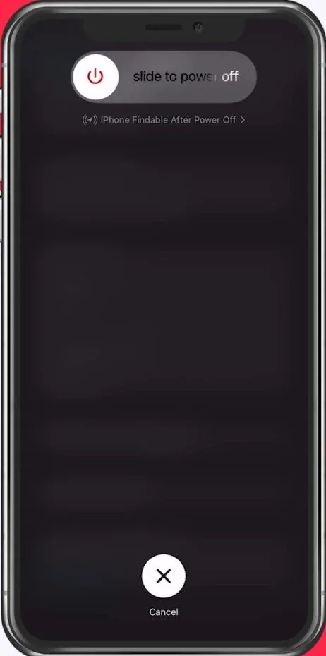 Restart your mobile device