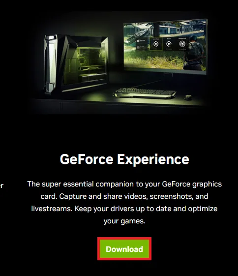 Download GeForce Experience Installer