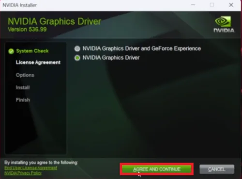install graphics driver
