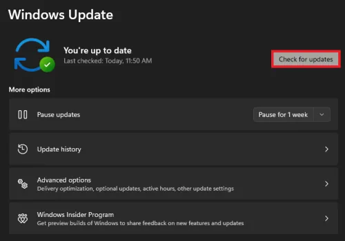 windows update settings
