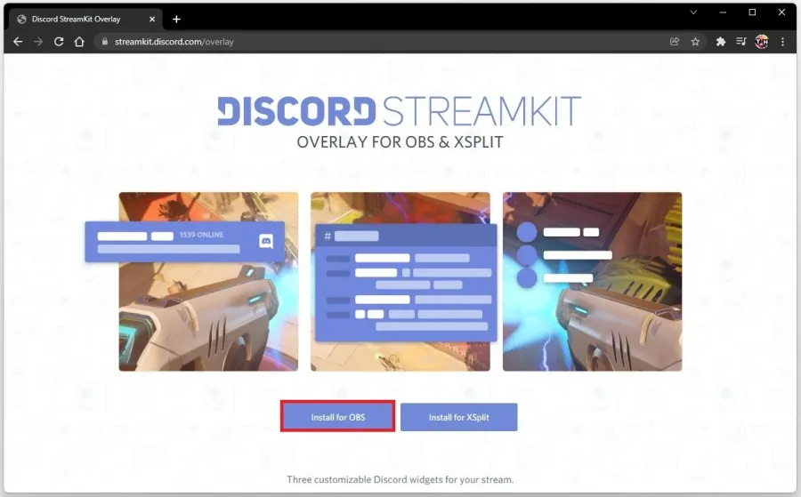 Install StreamKit for OBS