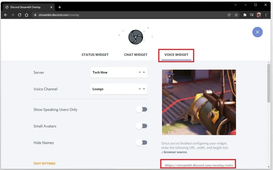 Streamkit > Voice Widget