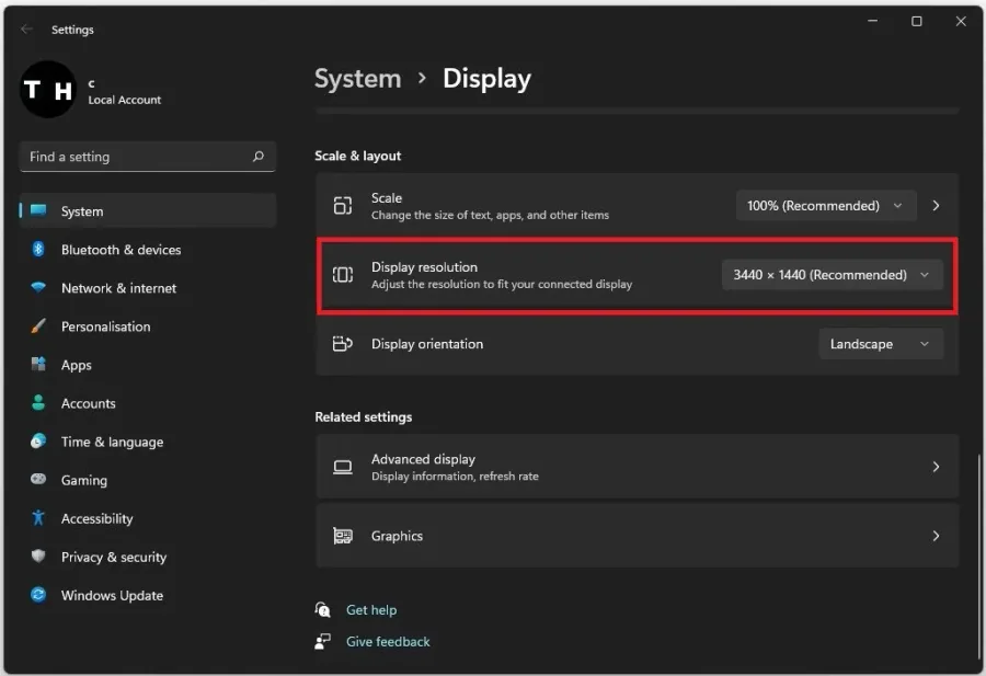 Preview your native monitor resolution on your PC