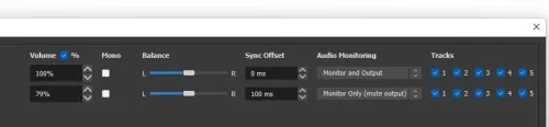 Adjust the Sync Offset option