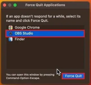 Force Quit Applications