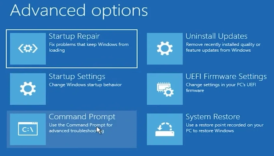 access command prompt
