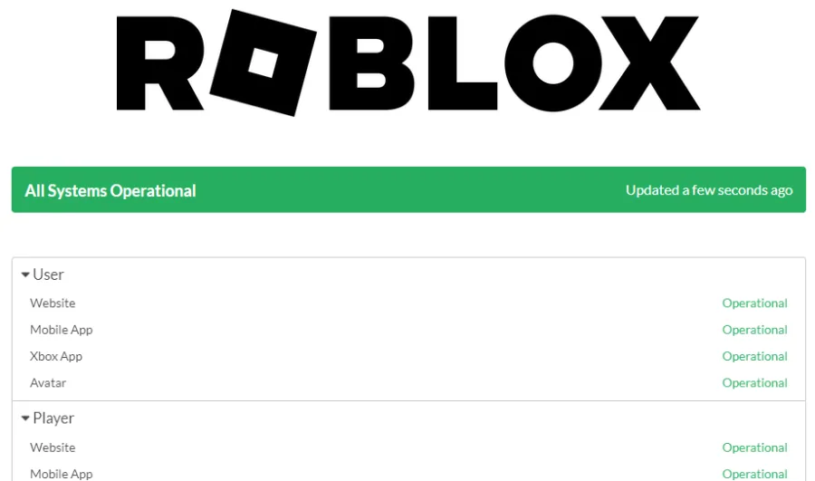 roblox server status