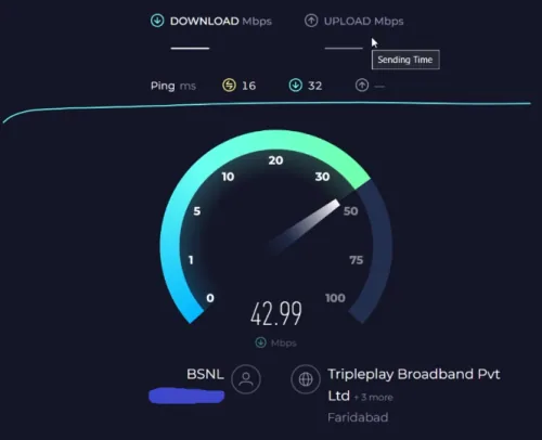 test network connection speed
