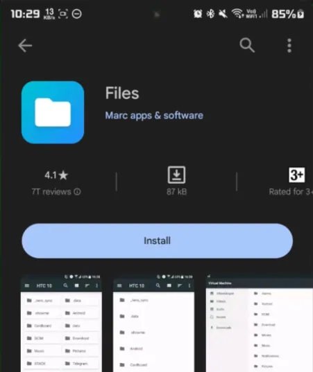 install files app