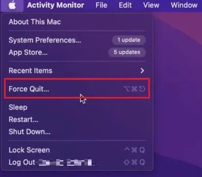 Force Quit Applications