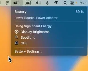 Disable Low-Power Mode