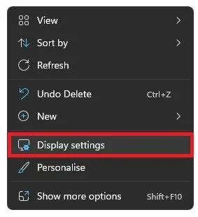 Use Recommended Display Settings