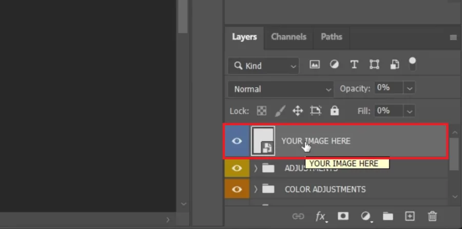 access editable image layer