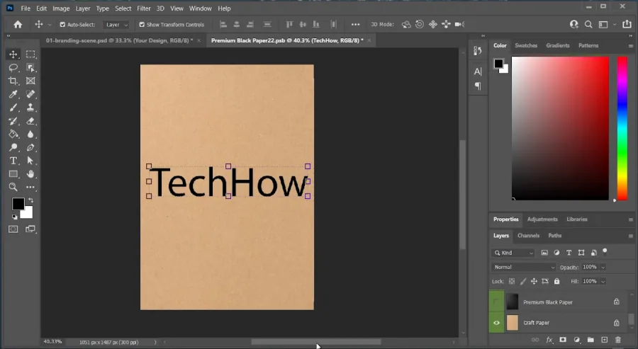 edit template file