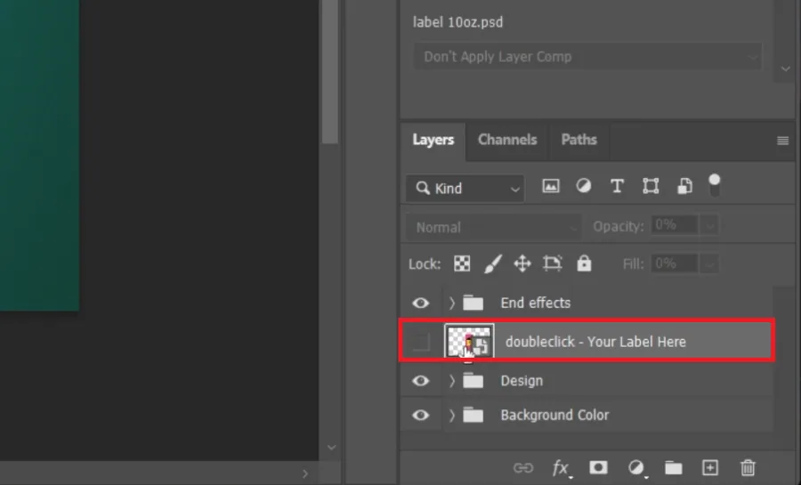 access mockup files
