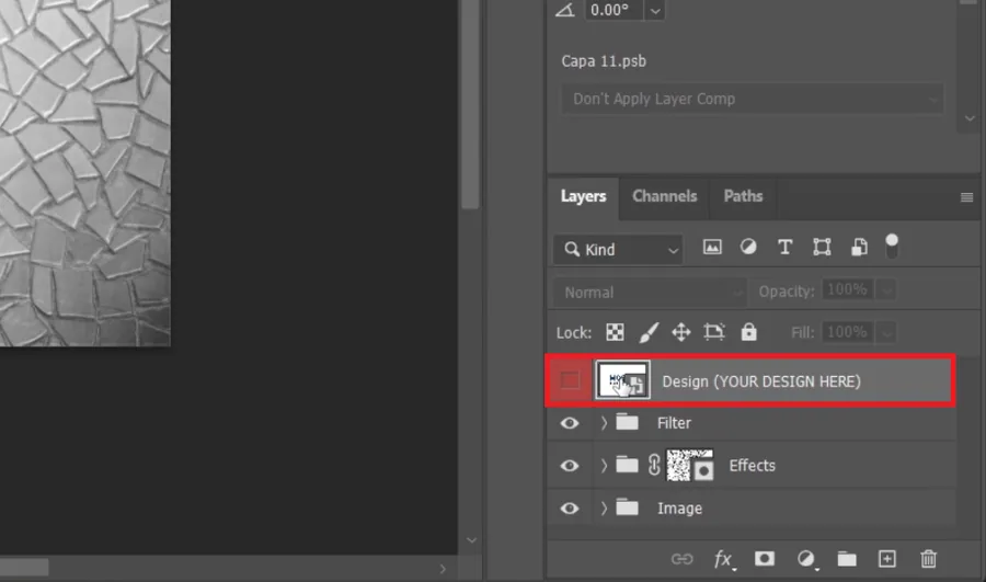 click on editable layer