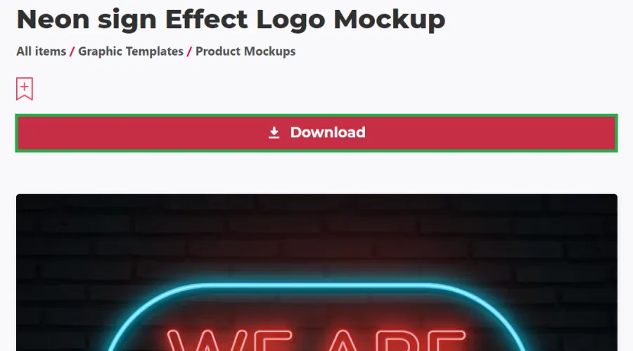download neon sign logo