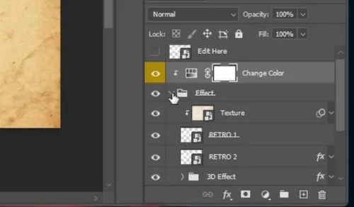 Change the template texture layer