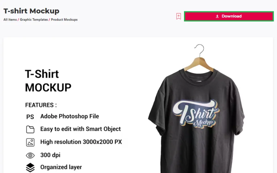 download tshirt template
