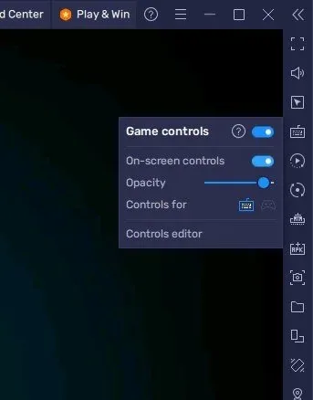 Airline Commander On-Screen Controls