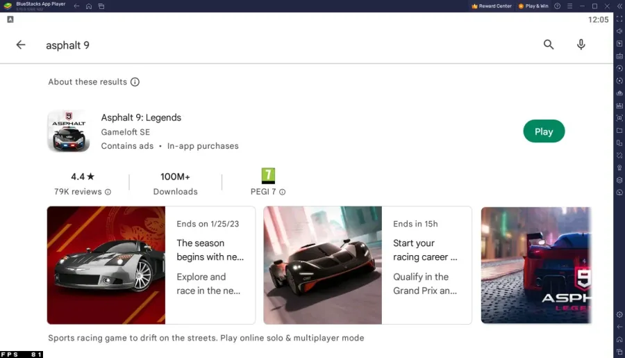 Play Asphalt 9: Legends on PC