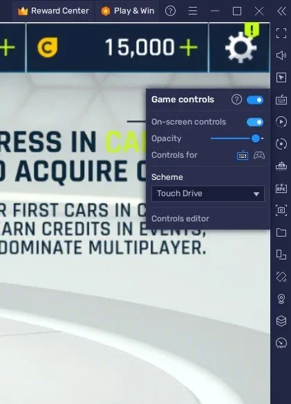 Asphalt 9: Legends In-Game Controls