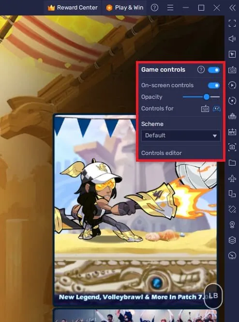 game controls for brawlhalla