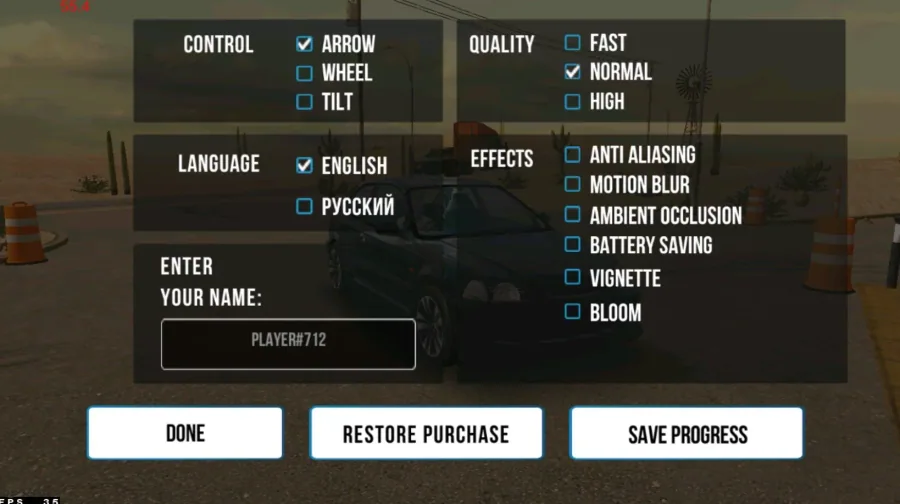 Car Parking Multiplayer Controls & Quality Settings
