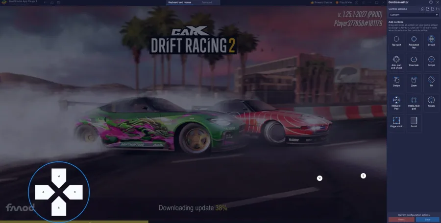 CarX Drift Racing 2 Controls Editor