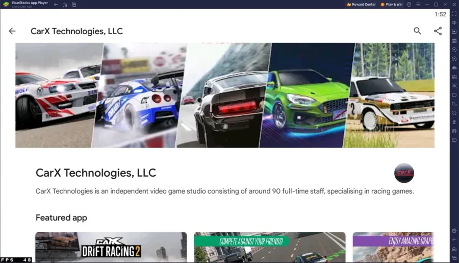 Google Play Store > CarX Street
