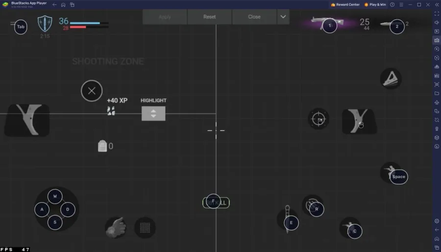 combat master controller layout
