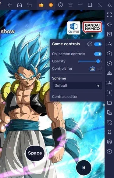Dragon Ball Legends Main Menu