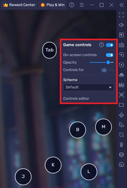 Dragon Raja Controls