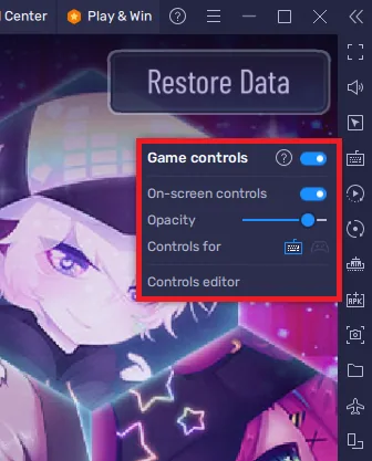 Gacha Club Game Controls