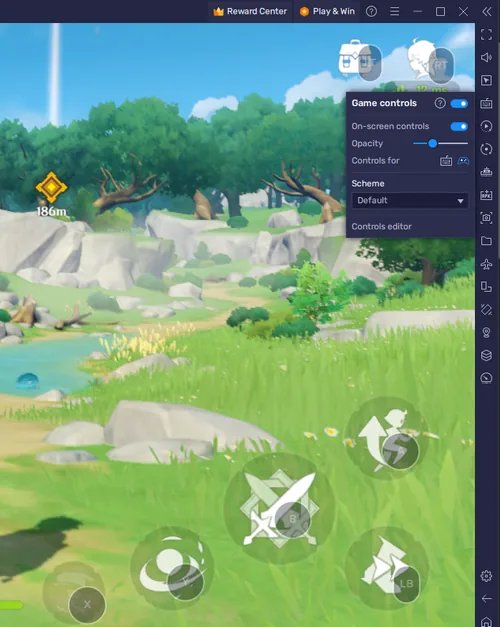 Genshin Impact Mobile On-Screen Controls