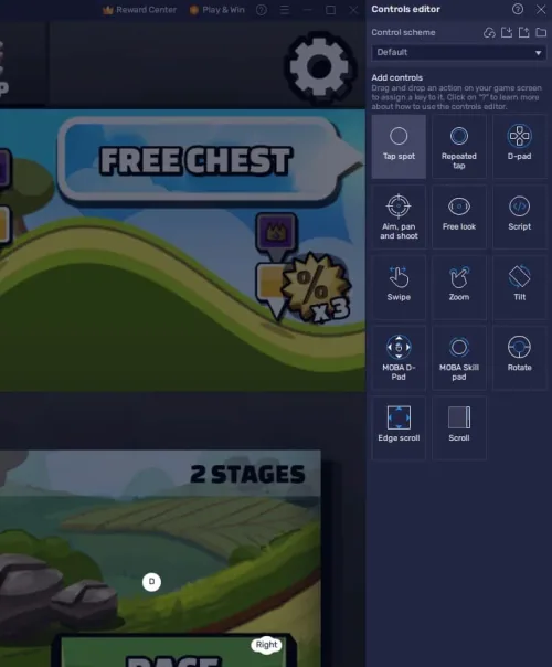 hill climb racing 2 all controls for PC and mac