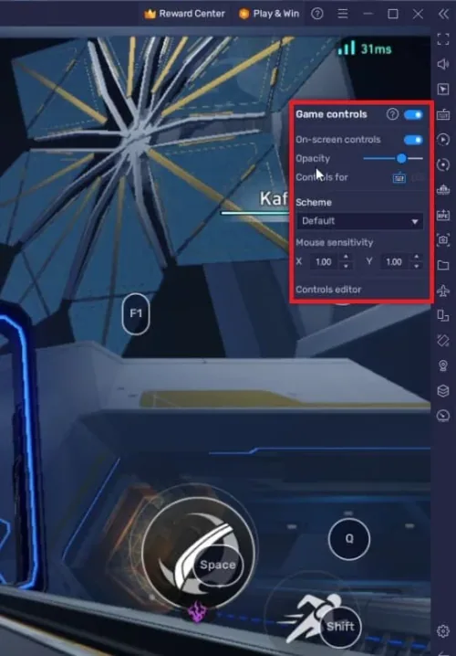 honkai star rail in game controls