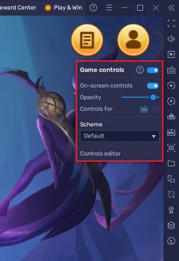 War of Gama Controls & Quality Settings